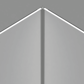 Two-piece corner profile White - Profile 18x4,5x7x1 mm